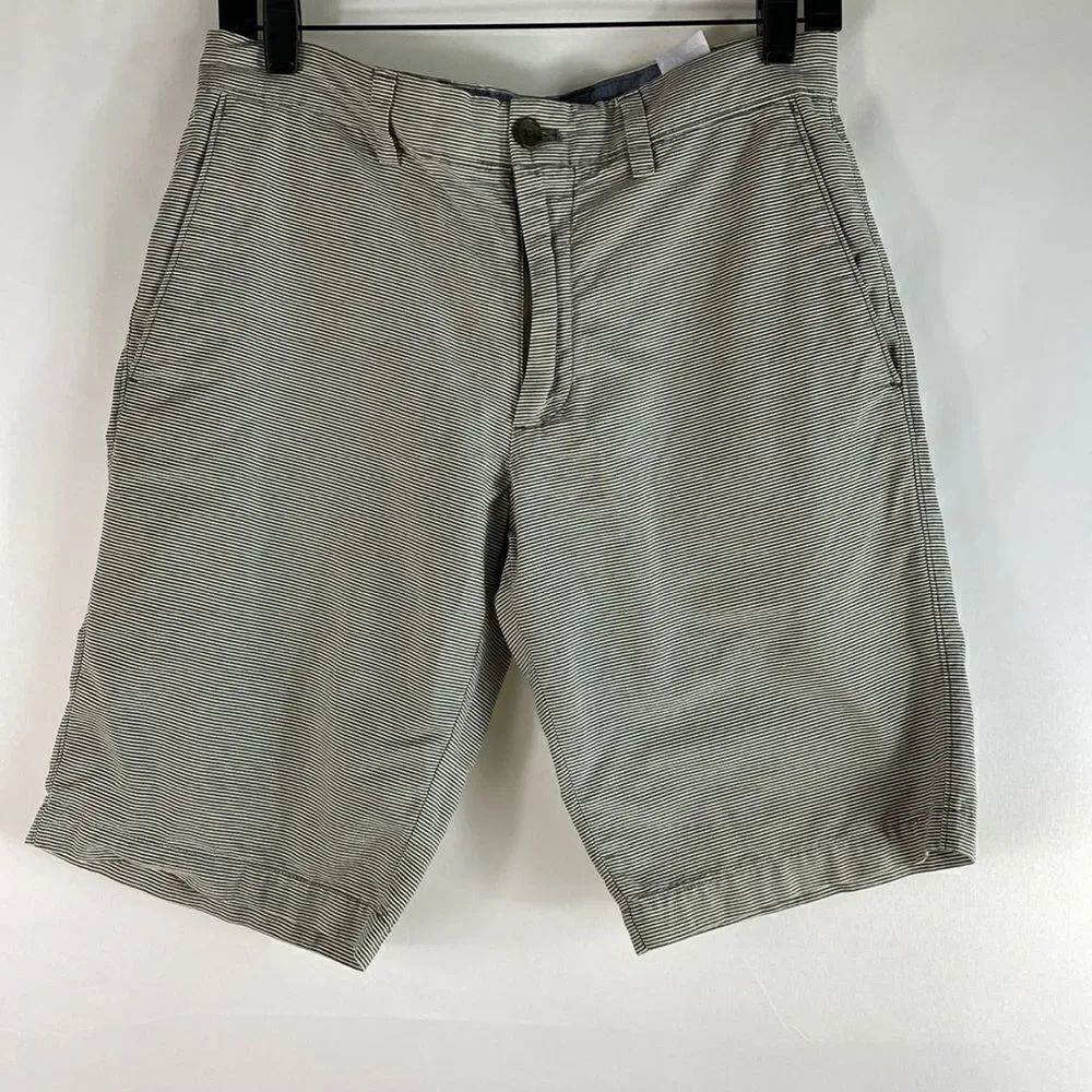❤️Last Chance Banana Republic 100% cotton striped Chino shorts size 30